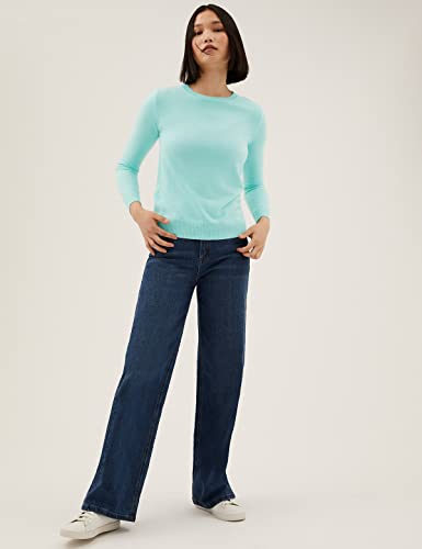 Image of Marks & Spencer Acrylic Women's Round Neck Sweater