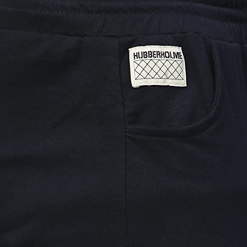 Image of Hubberholme Men's Slim Fit All Season Wear Cotton Track Pants - Trackpant with Drawstring Elastic Waistband, Lower for Jogging, Gym, Sports & Dailywear