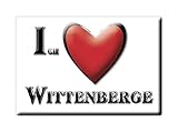 Enjoymagnets WITTENBERGE (NI) Souvenir Deutschland Niedersachsen Fridge Magnet KÜHLSCHRANK Magnet ICH Liebe I Love