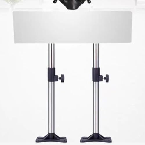 Patas Ajustables, Soportes Telescópicos para Lavabo Bajo Encimera, Postes de Soporte Sin Taladro, Patas de Acero Inoxidable para Muebles de Baño ( 2 X Altura : 26, 5 X 41 CM [ 10, 4 16 Pulgadas ]