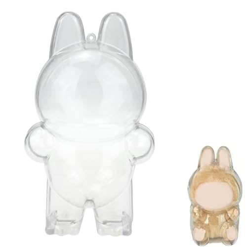 GNHG 1 Stück Schutzhülle Schlüsselanhänger für Plush Toy Have a Seat, Protective Transparente Acryl Tasche für Vinyl Plush Toy Doll, Modern und Langlebig, Installation Einfach, Schützen Sie Ihre Puppe