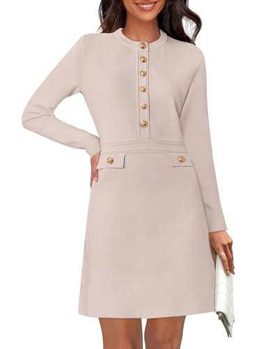 NENONA Buttoned Mini Sweater Dress