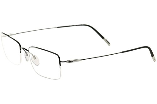 Eyeglasses Silhouette Dynamics Colorwave Nylor 5496 9040 Black/Silver 53/19/145
