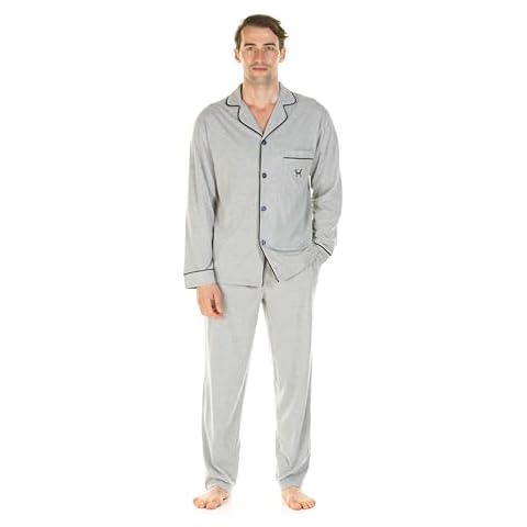 Haigman Men's Long Sleeve Cotton Pyjama Set Cover