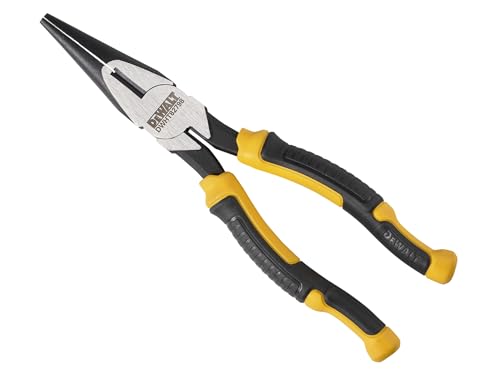 Dewalt Pince à bec long 200 mm. Fabriquée en acier au chrome vanadium pour une performance fiable. Avec une dureté améliorée pour plus de durabilité.