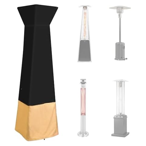 Blackhoso Heavy Duty Pyramid Heater Cover Cover