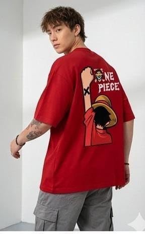 Image of Moonshine Anime Jujutsu Kaisen Oversized Black Loose Baggy Fit Drop Shoulder Half Sleeves Pure 100% Cotton Heavy Premium Fabric TOJI T-Shirt for Men