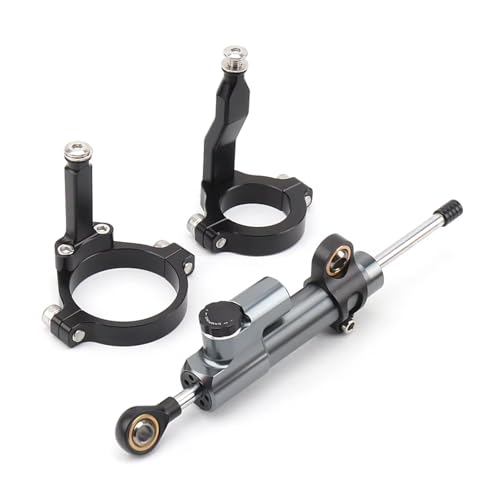 �X�e�A�����O�X�^�r���C�U�[ Compatible With ZX4R For ZX4RR 2023- �I�[�g�o�C�X�e�A�����O�_���p�[�u���P�b�g�X�^�r���C�U�[�T�|�[�g�n���h���o�[�A�u�\�[�o�[�A�N�Z�T���[(Gray-Black)