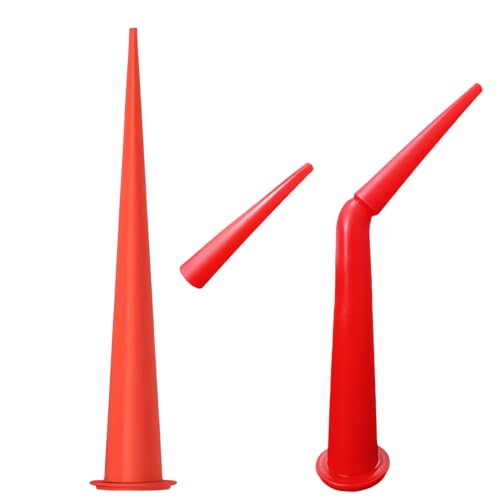 Extra Long Caulk Extension Nozzle for Sausage Caulking Gun,Caulking Nozzle,Long Sausage Nozzle,Reusable Caulk Nozzle Applicator, Replacement Extension Tool Supplies (Large)