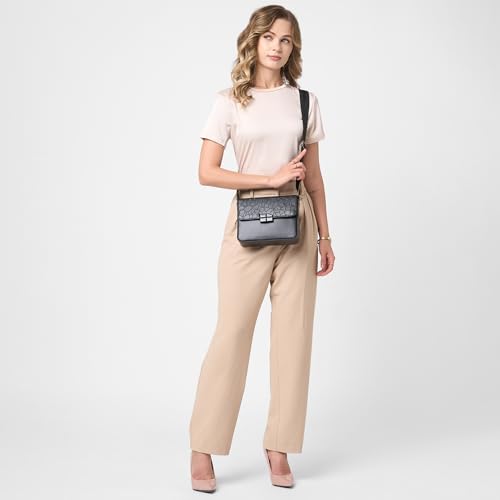 Image of Caprese Paulina Medium Sling Bag for Women with Adjustable Strap for Comfortable Wear | Flap with Magnetic Button Closure | Versatile Handbag for Everyday Use, Travel, & Special Occasions