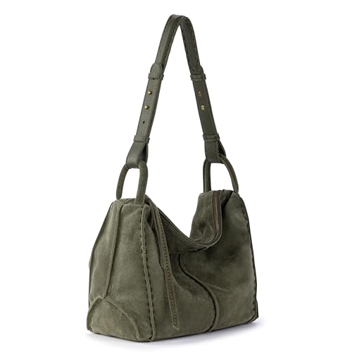 Image of The Sak Los Feliz Hobo Purse - Premium Large Leather Women's Handbag for Everyday & Travel - Durable Purse With Zipper Pocket