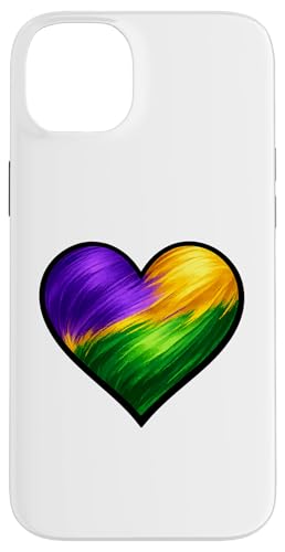 Mardi Gras �n�[�g�V���c �p�[�v�� �O���[�� �S�[���h �y�C���g �X�g���[�N�f�U�C�� �X�}�z�P�[�X iPhone 14 Plus �p