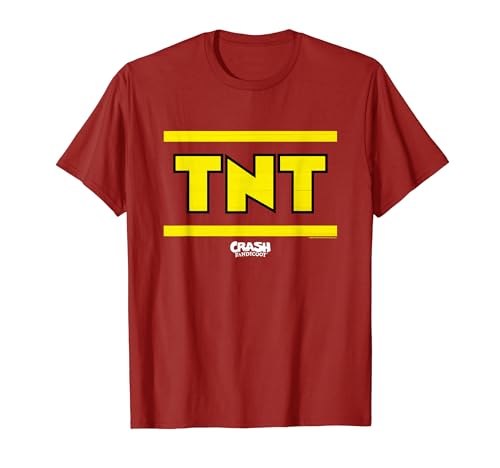 Crash Bandicoot TNT Box Big Chest Logo Camiseta