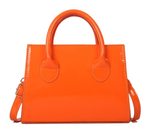 Image of Patent Leather Handbag Shinny Clutch Purse Mini Shoulder Bag Evening Purse for Women