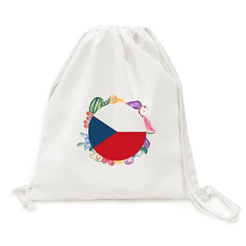Sac en tissu pliable République Tchèque pour courses et légumes