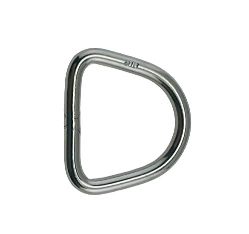 US Stainless Anillo de Acero Inoxidable 316 D Soldado 8 mm x 80 mm (5/16 Pulgadas x 3 3/16 Pulgadas) Grado Marino DEE