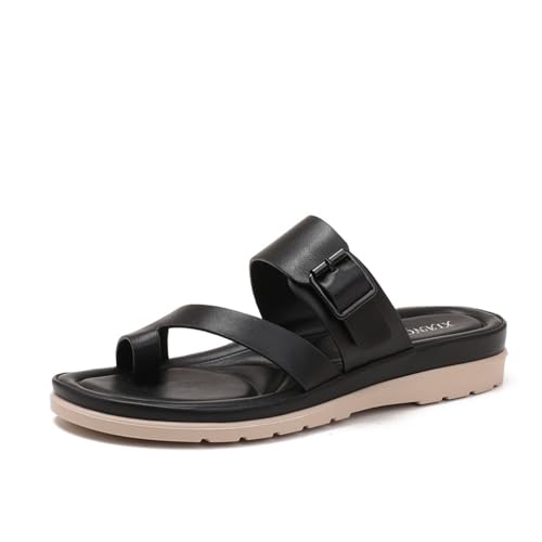 Yytcsjz Women's Platform Wedge Sandals, Comfortable Foam Slides, With Arch Support, Adjustable Buckle, Ultra Cushion, For Summer Outdoor Hiking Walking Beach