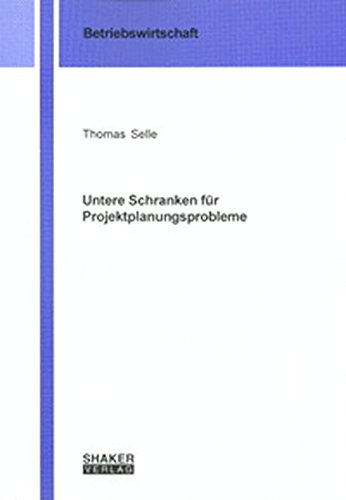 Untere Schranken für Projektplanungsprobleme