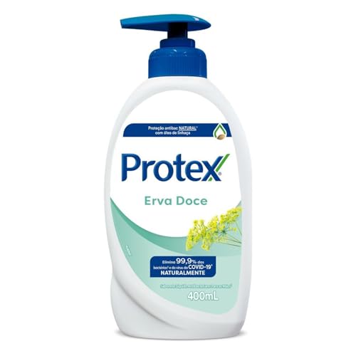 Sabonete Líquido Antibacteriano para as Mãos Protex Erva Doce 400ml Sabonete Líquido Antibacteriano para as Mãos Protex Erva Doce 400ml