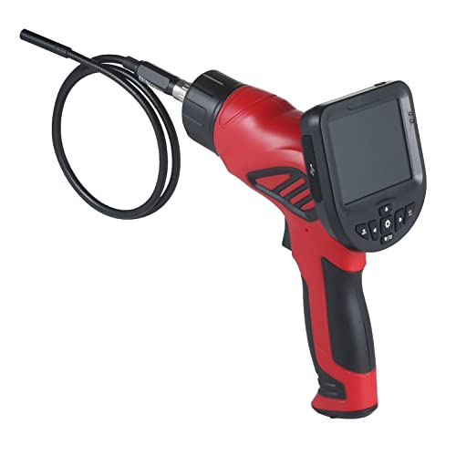 WUYUZI Endoscópio industrial portátil IP67, câmera à prova d'água com tela LCD de 3,5 polegadas, to