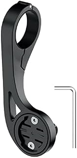 Out Front Mount for Garmin, Bike Computer Mount Compatible with Garmin XOSS iGPSPORT Magene, Cycling GPS Computer Bracket Edge Mount for Mount Road Bikes MTB Bicycle Handlebar Holder