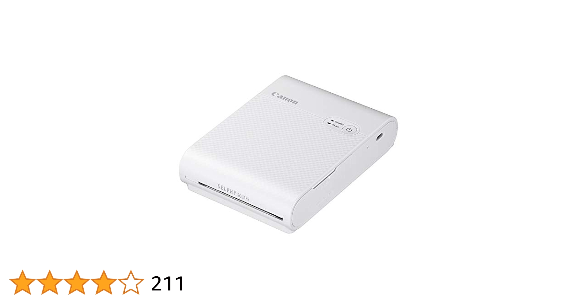 Canon セルフィー スクエア QX10WH 本体のみ コンパクトフォト