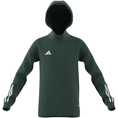 adidas Mixte Enfant Top À Capuche Tiro 23 Competition Sweat À Capuche, Team Dark Green, HU1357, 140