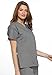 Cherokee Women's V Neck Scrubs Shirt, Grey, Small