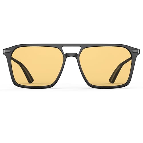 Image of Goiteia Orange Blue Light Blocking Glasses-Retro 70s Blue Light Glasses for Men Women, Easier Sleep and Migraine Relief