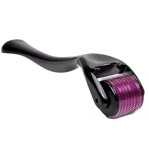 Derma Roller for Hair Growth | Microneedling Skin Roller for Face Body Scalp | 540 1.00mm Titanium Needles | Skin Care Microneedle Roller for Men Women Safe & Easy to Use (1.00mm)