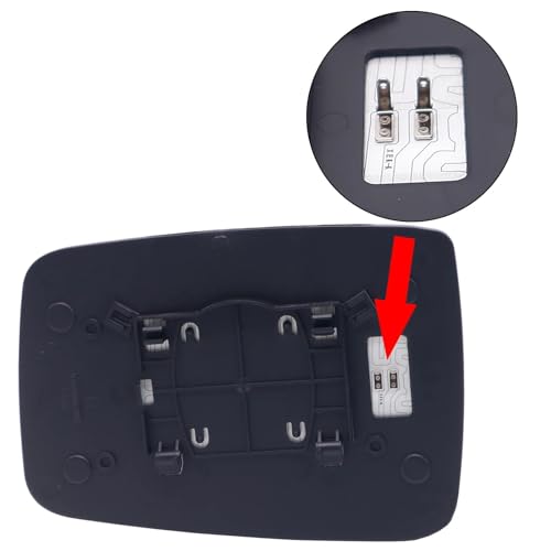 Espejo retrovisor lateral izquierdo derecho de cristal templado para RAM 2009-2019 4