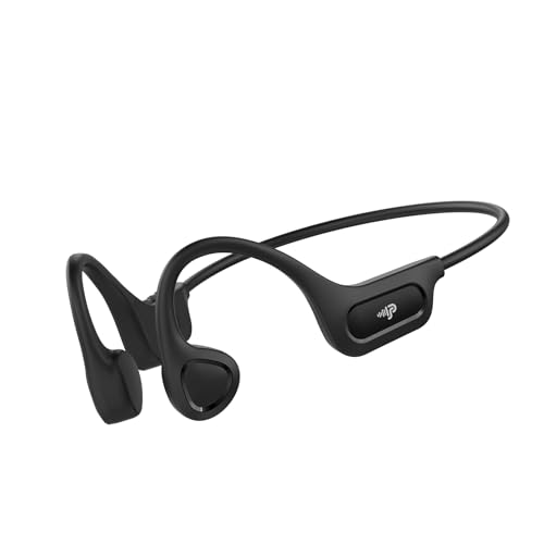 PSIER Bone Conduction Headphones, Bluetooth 6.0 Open Ear Headphones, 10Hrs Playtime Bluetooth Ear Buds Built-in Mic, IPX5 Waterproof, 23g Lightweight Running Headphones for Sport