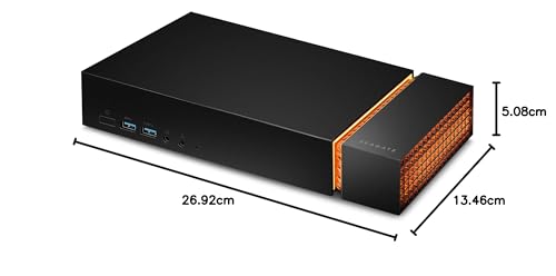 Image of Seagate Firecuda Gaming Dock 4TB External Hard Drive HDD - Thunderbolt 3 with NVMe for PC Laptop (STJF4000400)