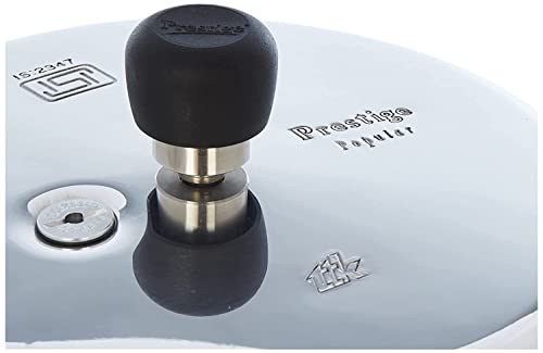 Image of Prestige Popular Aluminium Outer Lid Pressure Cooker, 6 Litres, Silver