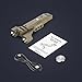 DARKFANG 1450 Lumen Tactical Flashlight with Green Laser Beam Combo, Low Profile Design Rechargeable Weapon Light for Picatinny Rail(FDE)