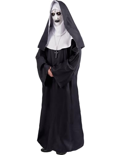 Wabolay Scary Nun Costume Set for Halloween Horror Parties and Cosplay