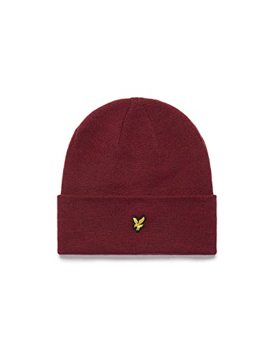 Lyle & Scott Vintage Mens Beanie - Burgundy One Size