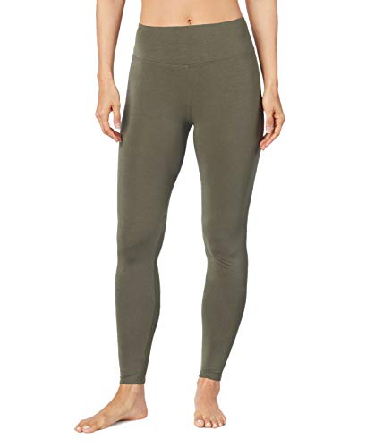 Cuddl Duds Women's Green Soft Wear Wide Waist with Stretch Leggings XS