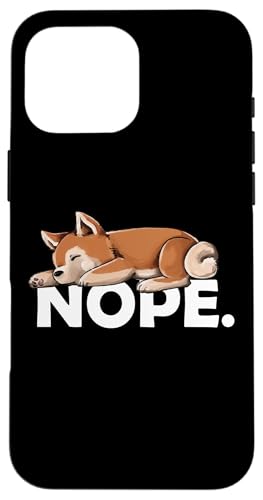 Funny Mens Womens Kids Doge Meme Lover NOPE Shiba Inu �X�}�z�P�[�X iPhone 16 Pro Max �p