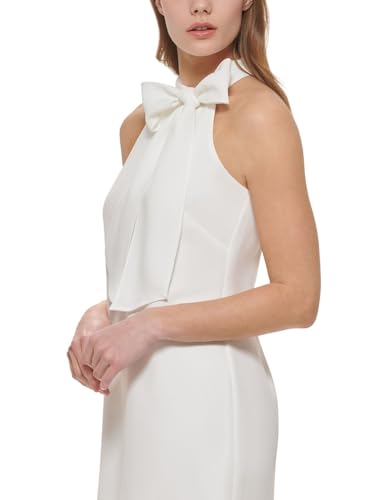 Image of Vince Camuto Women's Sleeveless Halter Tie Neck Shift Mini Dress