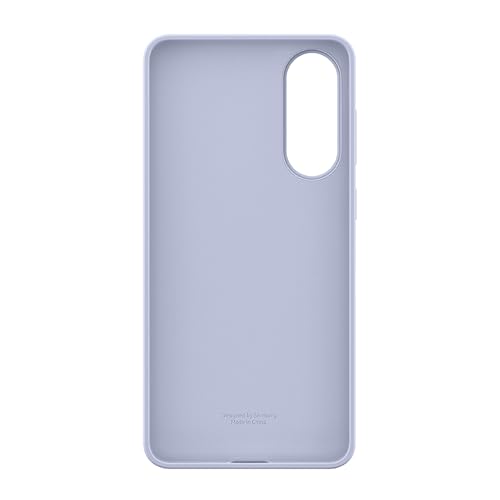Image of Samsung Galaxy S25 Edge Silicone Phone Case, Protective Cover, Smooth Grip, Soft and Sleek Design, Seamless Fit, EF-PS937CLEGUS, Light Blue