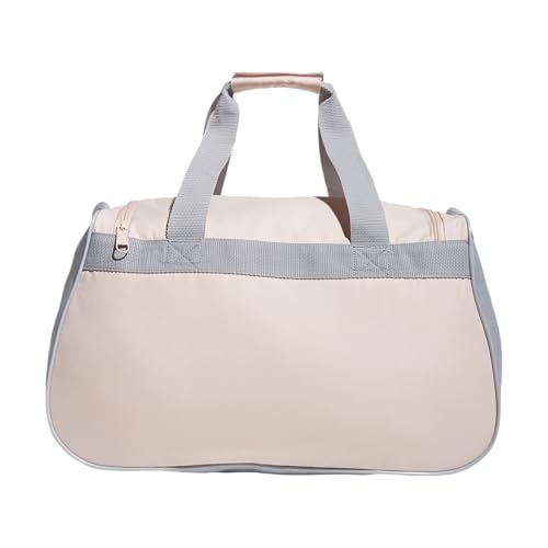 Image of adidas Power Gym Bag - Lightweight Small Duffel, Blush Pink /White /Halo Silver Grey, OSFA