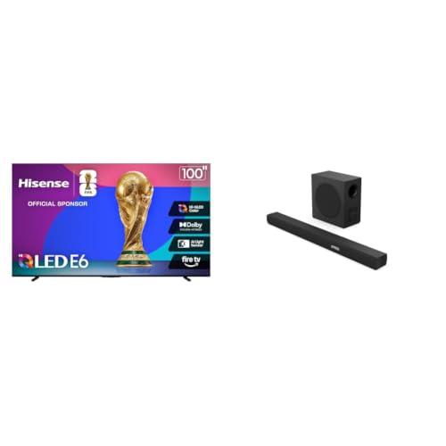 Image of Bundle of Hisense 100 inch E6 with AX3100Q