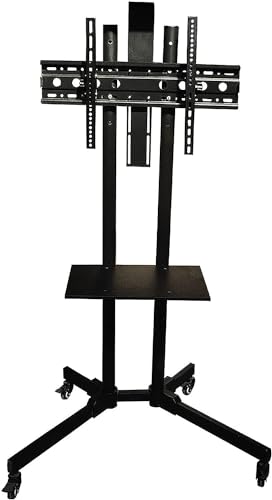 Soporte móvil universal para TV con ruedas ajustable miniatura 1
