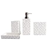 Photo Gallery hymmah bathroom accessories set,toothbrush holder,farmhouse bathroom decor,4 pcs resin gift set apartment necessities, contain toothbrush cup,soap dispenser,soap dish,tumbler Photo Gallery hymmah bathroom accessories set,toothbrush holder,farmhouse bathroom decor,4 pcs resin gift set apartment necessities, contain toothbrush cup,soap dispenser,soap dish,tumbler