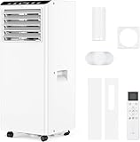 GarveeMore Aire Acondicionado Portátil 3 en 1 9000 BTU, Bajo Consumo, Refrigeración hasta 40 m², Ventilador y Deshumidificador, Temporizador 24h, Pantalla LED, 4 Modos, 2 Velocidades, Control Remoto