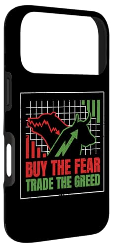 31ZoYYFS6pL. SL500  - Buy Fear Trade Greed Bear Bull Stock Market Forex Trading Case for iPhone 17 Pro