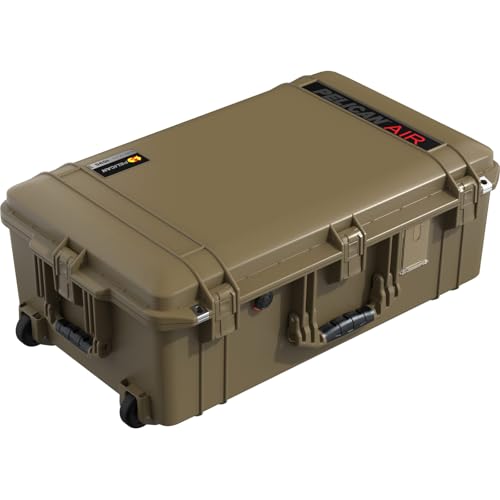 Image of Pelican Air 1595 Multi-Purpose Hard Case no Foam (Empty Case) for Camera, Drone, Equipment, Gear, Electronics, Overlanding, Camping, Travel and Pistol (OCP Tan)