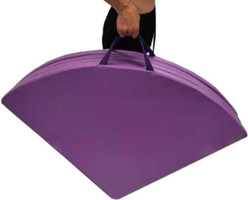 Foldable Round Pole Dance Foam Mat, 4ft Crash Pad for Dance Studios, Home, Gym - 10cm Thick Stripper Pole Safety Mat, Ideal for Bars & Practice