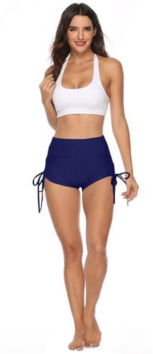 Image of Shasmi Women's Workout Yoga Shorts, High Waisted Drawstring Scrunch Booty Shorts Ruched Butt Lift Athletic Running Tights (Shorty 76)